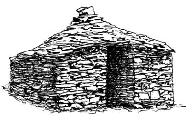 Une des cabanes du berger Bernard dans les Monts de Lure (Alpes-de-Haute-provence)  Christian Lassure