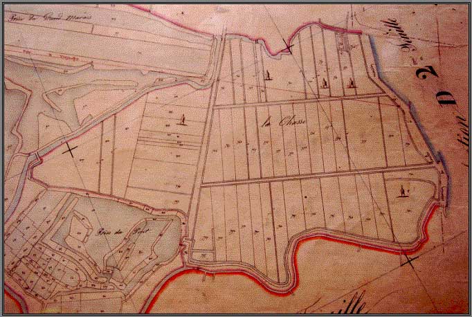 Le cadastre "napoléonien" de 1833 © Erwan Faux