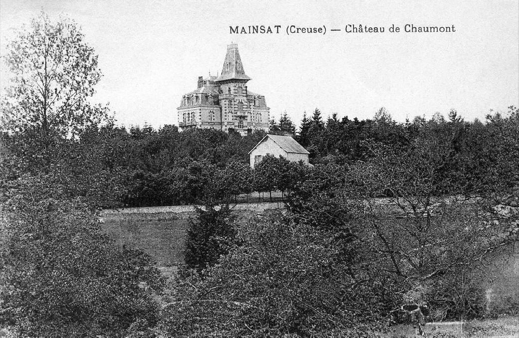 Château de Chaumont à Mainsat /  La Serre-Bussière-Vieille (Creuse). © Collection Christian Lassure.